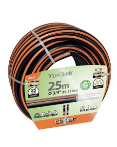 Claber Top-Black Hose Pipe - 3/4" x 25m