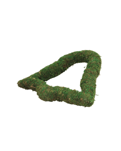 Padded Moss Effect Bell Wreath - 12"