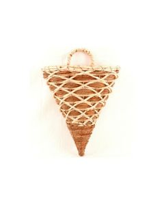 Banana Leaf & Maize Cone Wall Baskets - 35cm / 14"