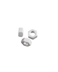 Aluminium M6 Nuts (100)