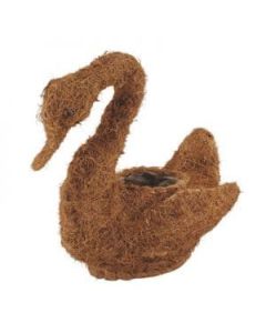 Coco Fibre Swan Planters