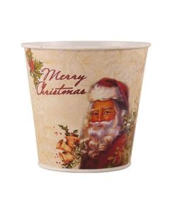 Father Xmas Tin Pot Covers