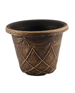 Florence Round Planter - Gold - 14L