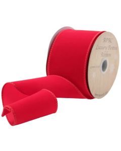 Red Velvet Ribbon - 63mm x 10yds