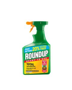 Roundup Total Ready to Use Weed Killer - 1L + 20% Extra Free