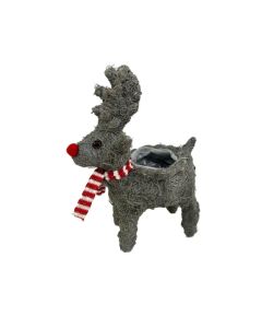 Salim Reindeer Planter - Grey