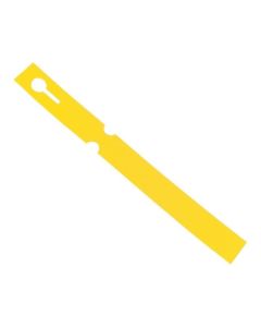 Vinyl Self-Tie Label (Loop Lock) - Yellow