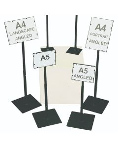 Adjustable Card Holder Stands - A4 Portrait