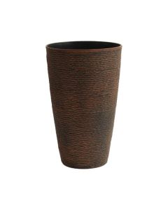 Decorative Tall Planter - Brown - 30L