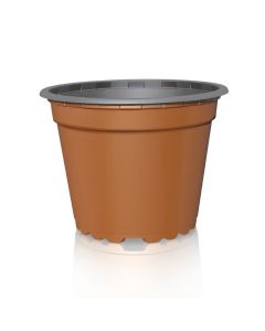 Teku 5° Tall Continental Pots - Terra/Eco Grey - 0.51L