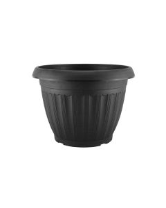 Verona Round Planter - Black - 60L