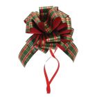 Pull Bow Ribbon - Tartan