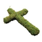 Padded Moss Effect Cross - 16"