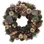 Golden Fruits Wreath - 30cm