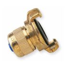 Coupler With Compression Hose Tail - ½"