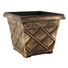 Florence Square Planter - Gold - 15L