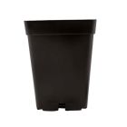 Square Injection Moulded Pots - Black - 9 x 9 x 14cm